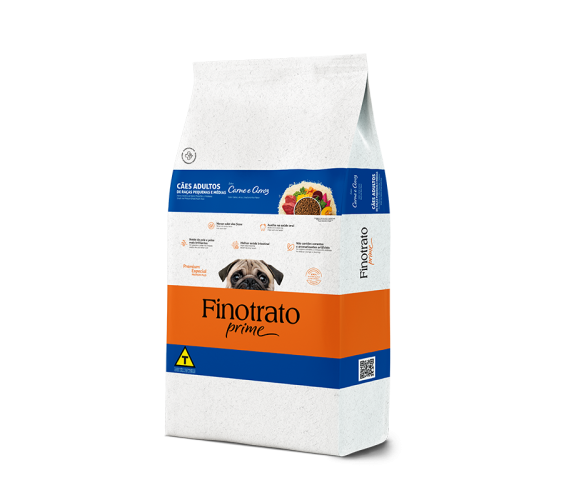 Finotrato Prime Beef and Rice Small and Medium Breed Adult Dogs